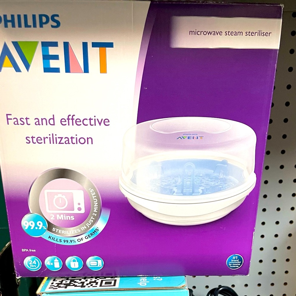 New in box Avent baby bottle sterilization unit